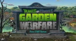 Plants vs. Zombies: Garden Warfare Title Screen
